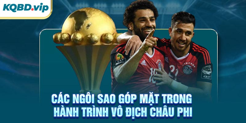 Các ngôi sao góp mặt trong hành trình vô địch Châu Phi